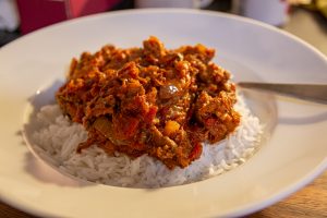 leftover lamb madras