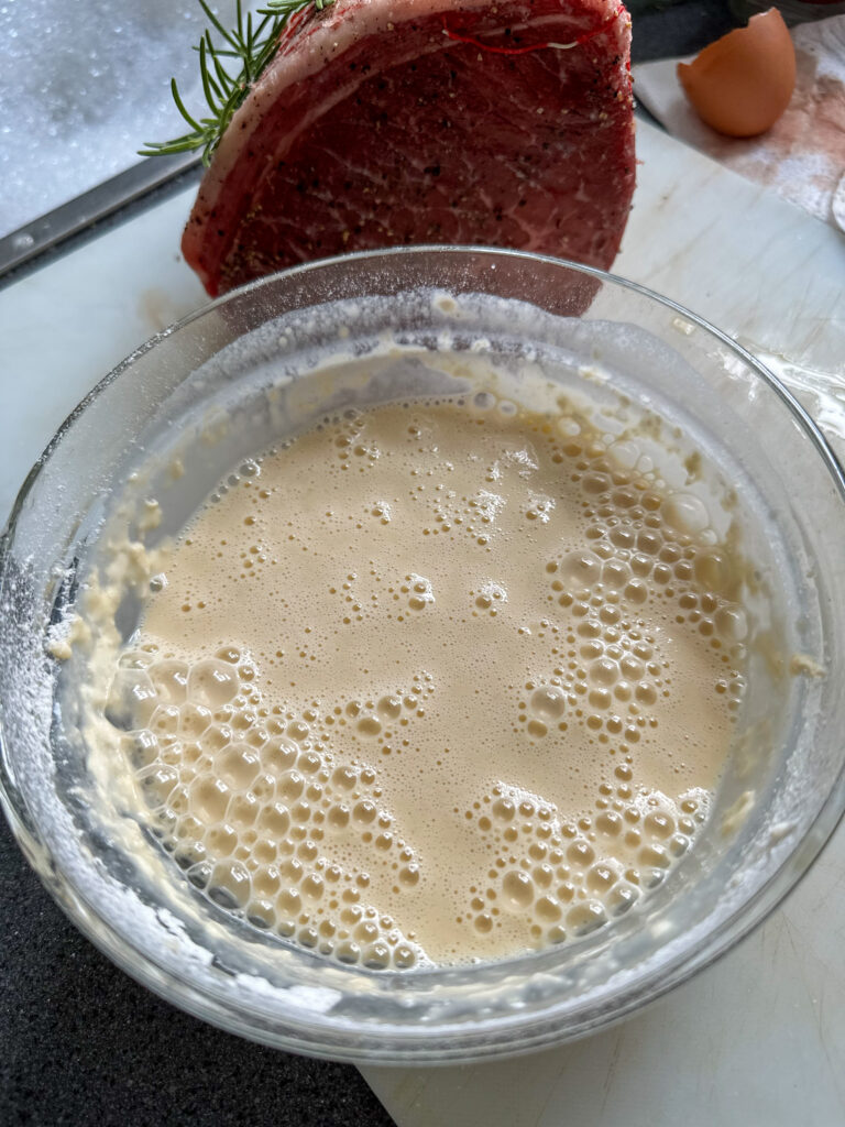 Yorkshire pudding batter