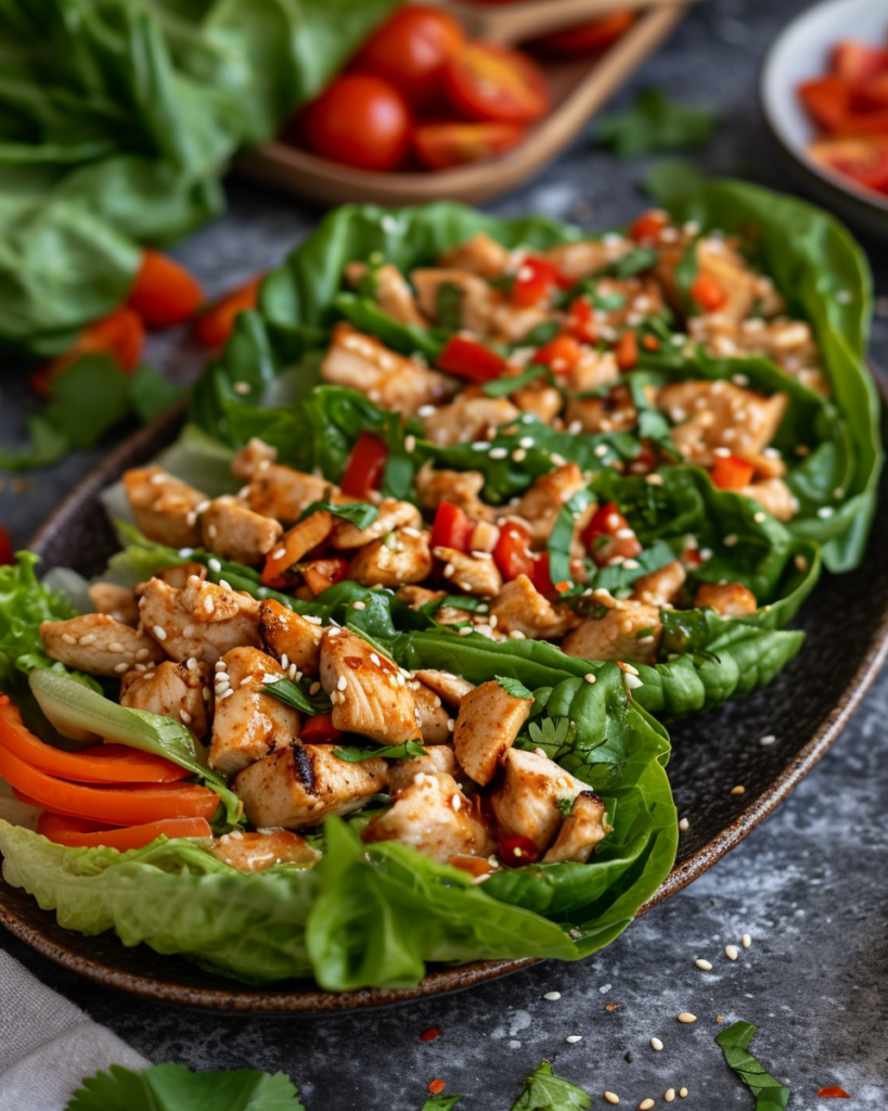 chicken lettuce wraps
